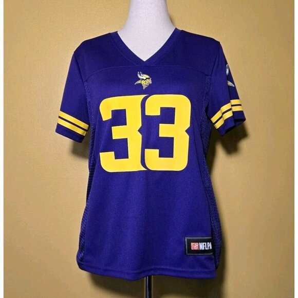 Nike On Field NFL Minnesota Vikings Dalvin Cook Jersey NFLPA Large Purple Gold - Picture 1 of 8